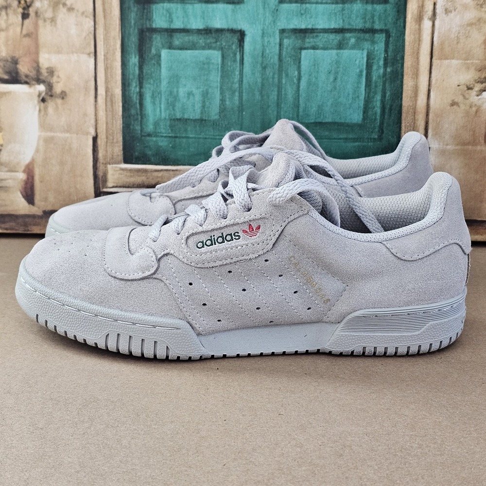 ADIDAS YEEZY Powerphase Calabasas Mens 5 Quiet Grey Off White - Picture 1 of 9
